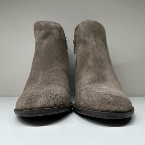 NWOB | Lucky Brand | Basel Suede Flat Bootie | Light Brown | Size 8.5 - Picture 8 of 16